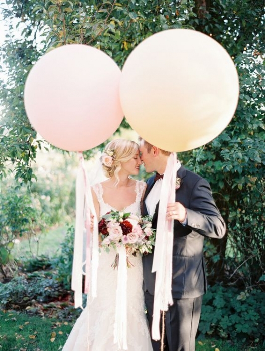 Düğün Fotoğraf Çekimi Jumbo Uçan Balon